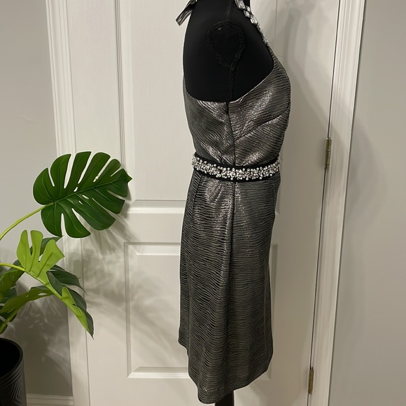 Metallic Cocktail Dress - Picture 2 of 12